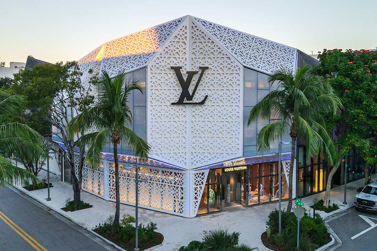 Louis Vuitton Mens Miami Design District store, United States
